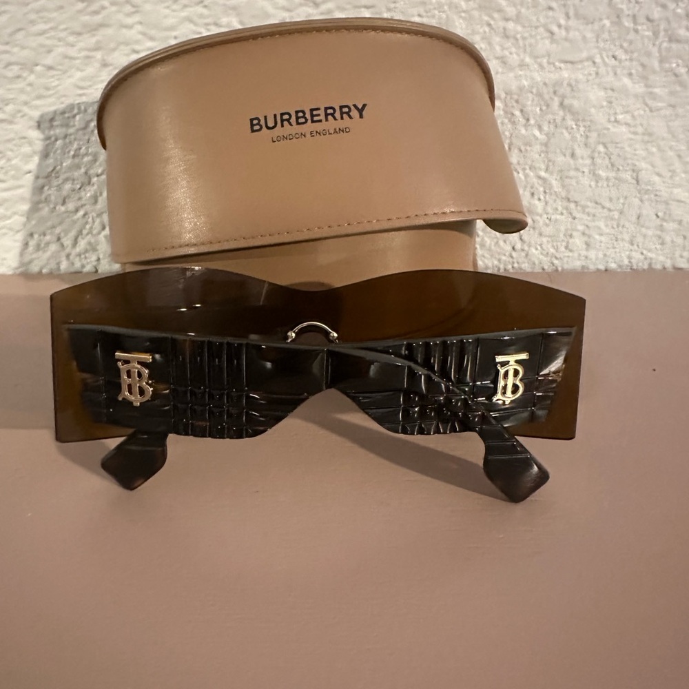 Burberry Black and Brown Men's Bag